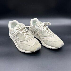New Balance 997H Sneakers Lace Up Beige Off White Suede Casual Tennis Shoes 8.5
